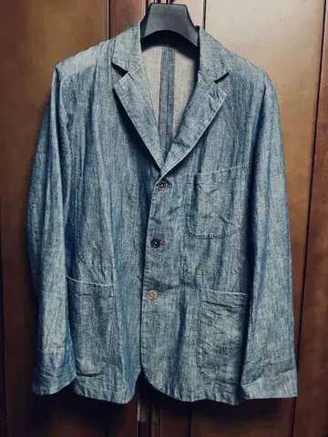 45rpm 테일러드 자켓 인디고 염색