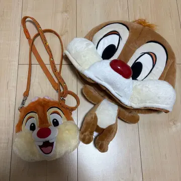 디즈니랜드 데일 팬캡 파우치 (패스케이스, 파우치) 세트