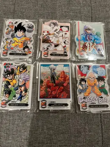 드래곤볼 40주년 제일복권 F상 아크릴 세트