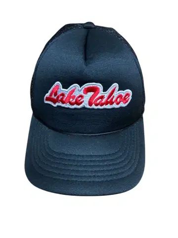 구제 의류 Lake Tahoe 메쉬 캡 블랙
