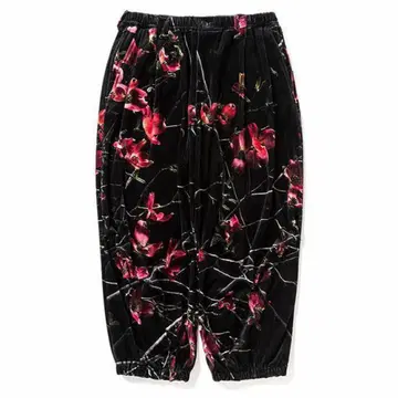 tightbooth DOGWOOD VELOUR BALLOON PANTS