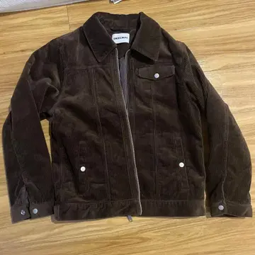 브라운 코듀로이 자켓