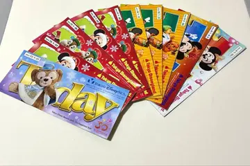 도쿄 디즈니랜드 Today 책자와 가이드맵 세트