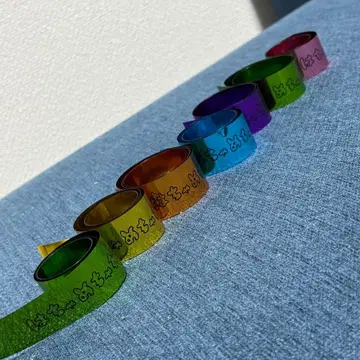 하차메차 와차 라이브 은색 테이프 7개 세트