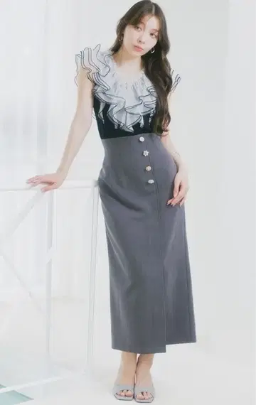 릴리안 캐럿 스커트