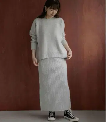 상의 x 스커트 니트 셋업