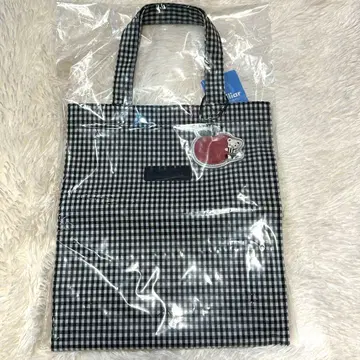 familiar 패밀리아 깅엄 체크 토트백