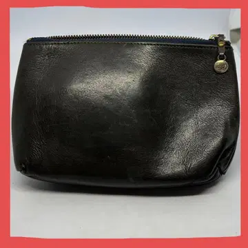 [ 빈티지 제품 ] 천연 가죽 파우치