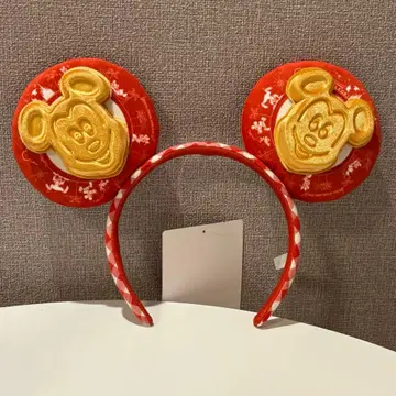 TDR 디즈니 리조트 미키 와플 머리띠 팬캡