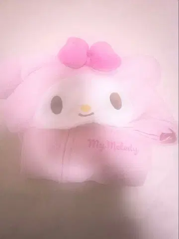 마이멜로디 후드 부착 룸웨어 핑크