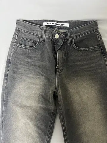 BLACKUP 플레어 데님 팬츠 그레이