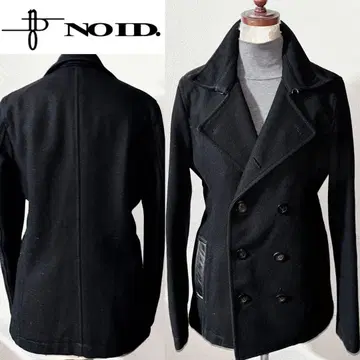 NO ID. 노아이디 4만 엔 정도 가죽 부착 피 코트 자켓