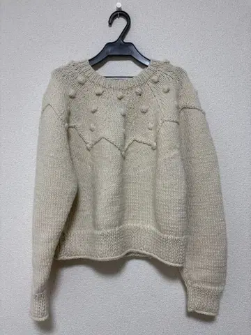 bulle de savon 네팔 핸드니트 지그재그 구심 풀오버