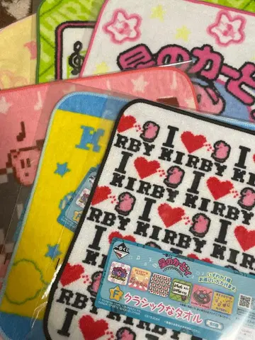 커비 제일복권 푸푸리믹스 F상 타월