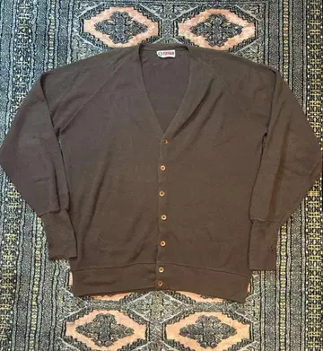 70s TUXAN 아크릴 가디건 USA제