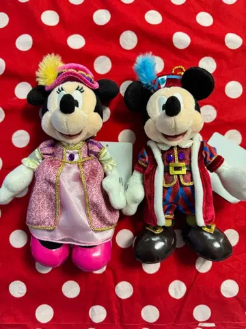 호텔 미라코스타 숙박자 한정판 미키 & 미니 인형 배지 키링