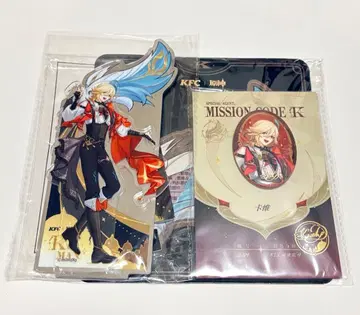 원신 KFC 콜라보 카베 아크릴 스탠드 캔뱃지