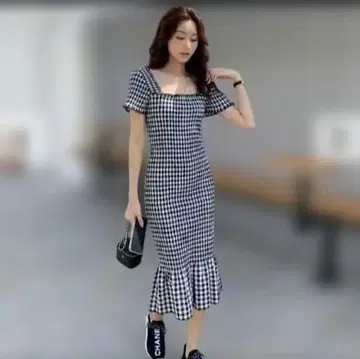 벌스데이 바쉬 원피스 머메이드 원피스 여성용