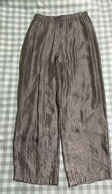 리요카 사이드 라인 새틴 팬츠