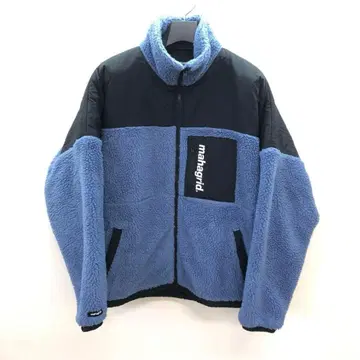 마하그리드 백 프린트 보아 아우터 (라이트 블루 / M)