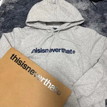 thisisneverthat 그레이 후드티 M