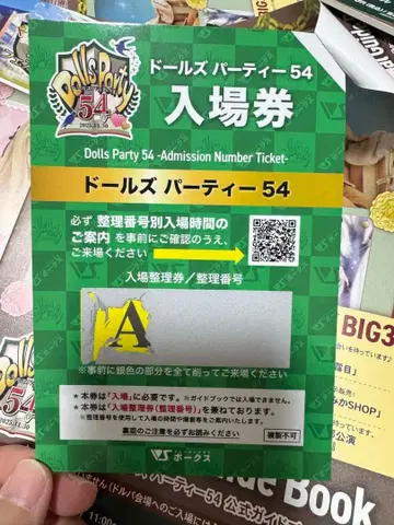 돌즈 파티 54 가이드북 보크스 돌파 54 미사용 A