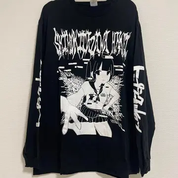 탑 시크릿 맨 롱T XL 시모키타자와 파괴 시리즈