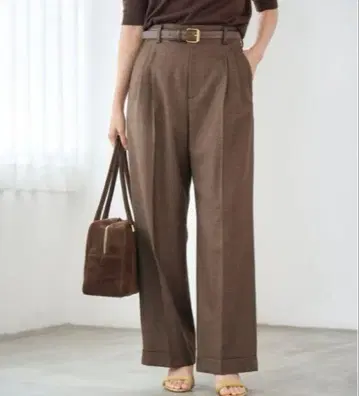 iena 건클럽 체크 팬츠 34