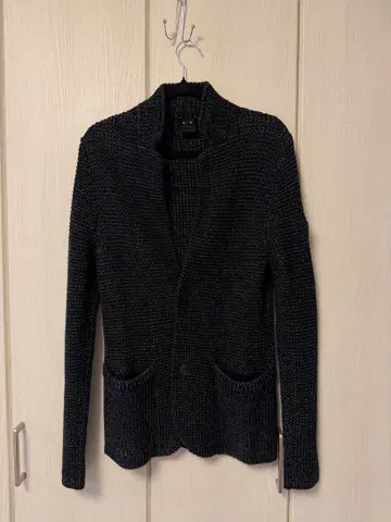 Armani Exchange 가디건 블랙/그레이