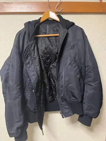 MA-1 hoody short blouson