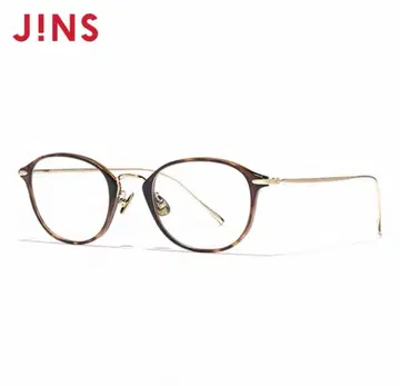 JINS 브라운 라운드 안경 uuf25s201ac