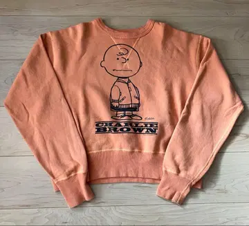 BUZZ RICKSON'Sx PEANUTS 콜라보 맨투맨 스누피