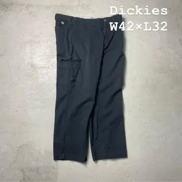 Dickies 디키즈 카고 팬츠 W42 구제 의류 페이드 블랙 블랙
