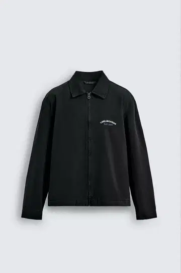 ZARA 자수 지퍼 자켓