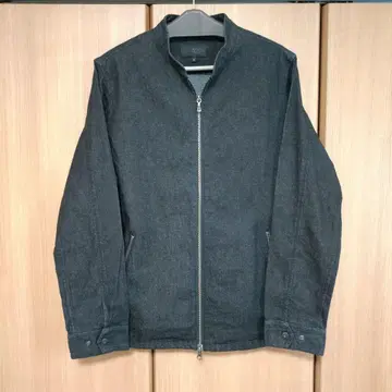 맥 하우스 코튼 싱글 라이더 자켓 블랙