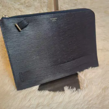 PELLE MORBIDA 네이비 클러치백