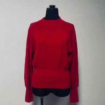 LADY POSH 캐시미어 100% 귀여운 디자인 빨간색 니트/스웨터