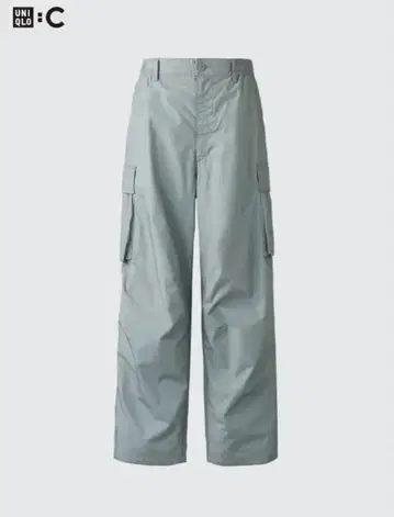 유니클로 C 와이드 핏 카고 팬츠