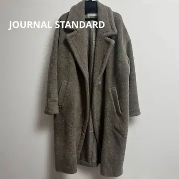 JOURNAL STANDARD 보아 롱 코트 그레이