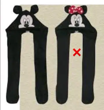 아베일 디즈니 머플러 팬캡 미키