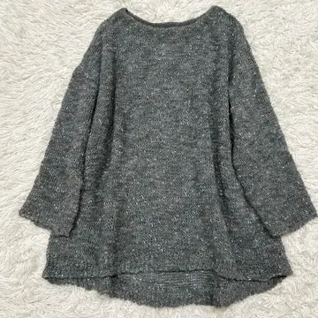 2023년 비어즐리 니트 스웨터 그레이 프리 사이즈