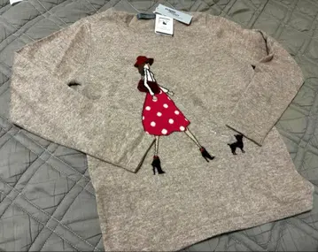 긴자 매기 캐시미어 긴팔 니트 미사용 새상품