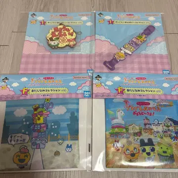 제일복권 푸치푸치 오미세치 F상, I상 러버 컬렉션 2종, 파우치 2종