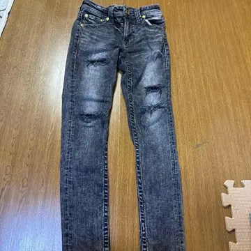 로데오 크라운즈 데미지 데님 팬츠