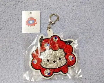 오사카 만박 한정판 미야쿠미야쿠 변신 가죽 키링 포차코 산리오