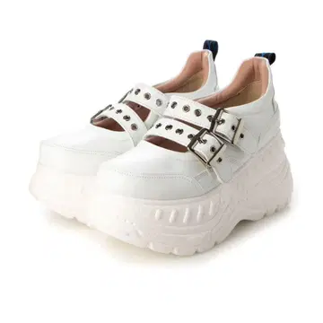 YOSUKE 요스케 통굽 스니커즈 화이트 WH 25cm