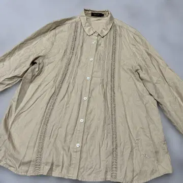 DECOY since1981 베이지 긴팔 셔츠 블라우스 M 사이즈