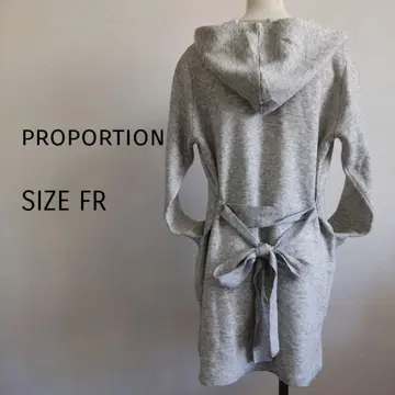 프로포션 바디 드레싱 후드티 벨트 리본 프리 사이즈