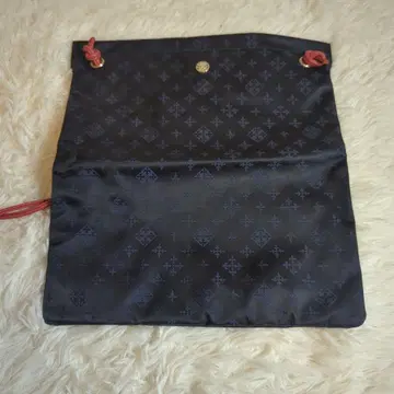 russet 모노그램 복조리 숄더백 네이비 x 레드 일본제