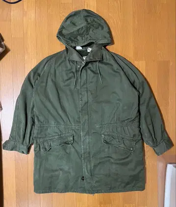 60s 프랑스군 M64 필드 파카 모즈 코트 라이너 포함